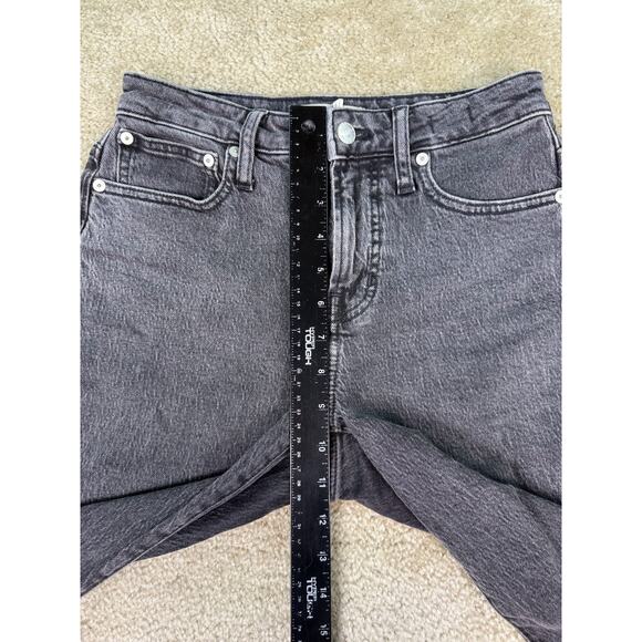 Madewell Womens Dark Gray The Curvy Perfect Vintage Jean Size 24P B641 - Picture 10 of 14